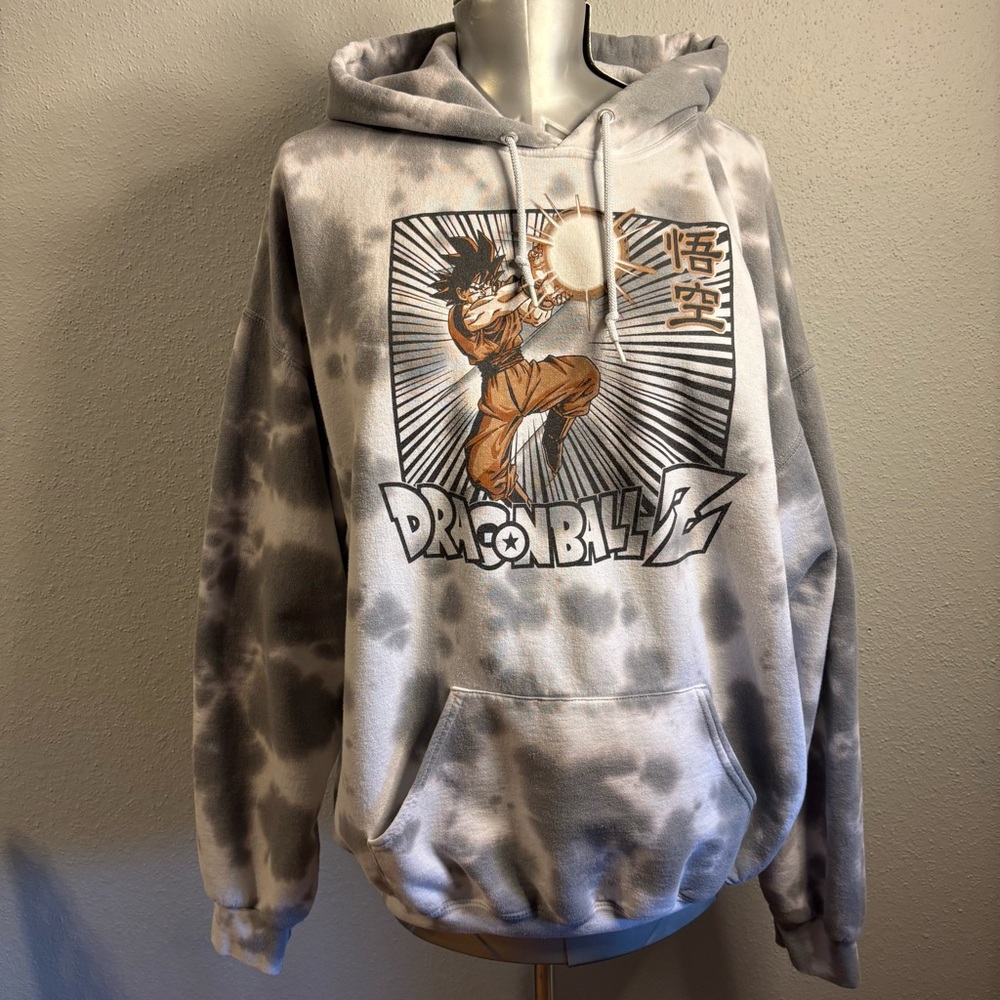 Dragonball Z Gray Hoodie for Men
